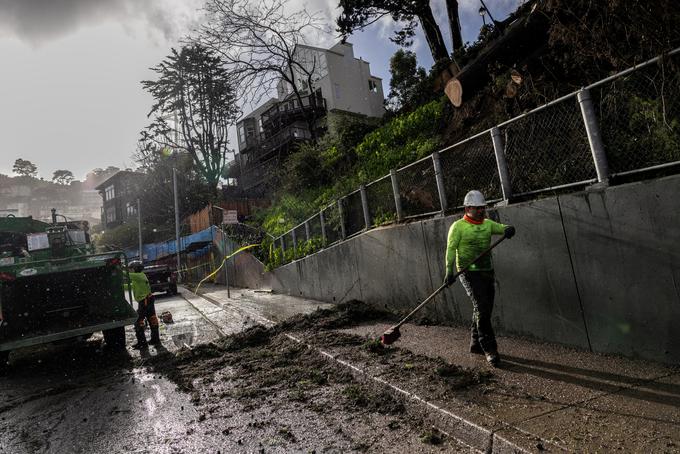 Kalifornija, poplave, neurje | Foto: Reuters