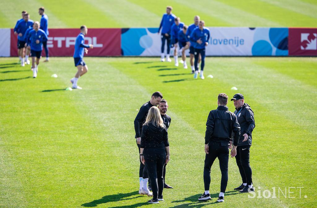 Trening Slovenska nogometna reprezentanca Brdo