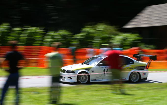 Drugo mesto v slovenskem državnem prvenstvu za Luko Likoviča (BMW M3) | Foto: Gregor Pavšič