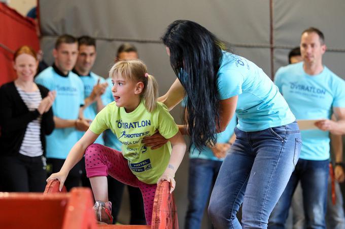 ... in športna novinarka iz RTV Slovenija Uršula Majcen. | Foto: Matic Klanšek Velej/Sportida