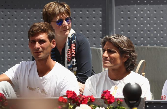 Pepe Imaz je bil znova v loži Novaka Đokovića. | Foto: Guliverimage/Getty Images