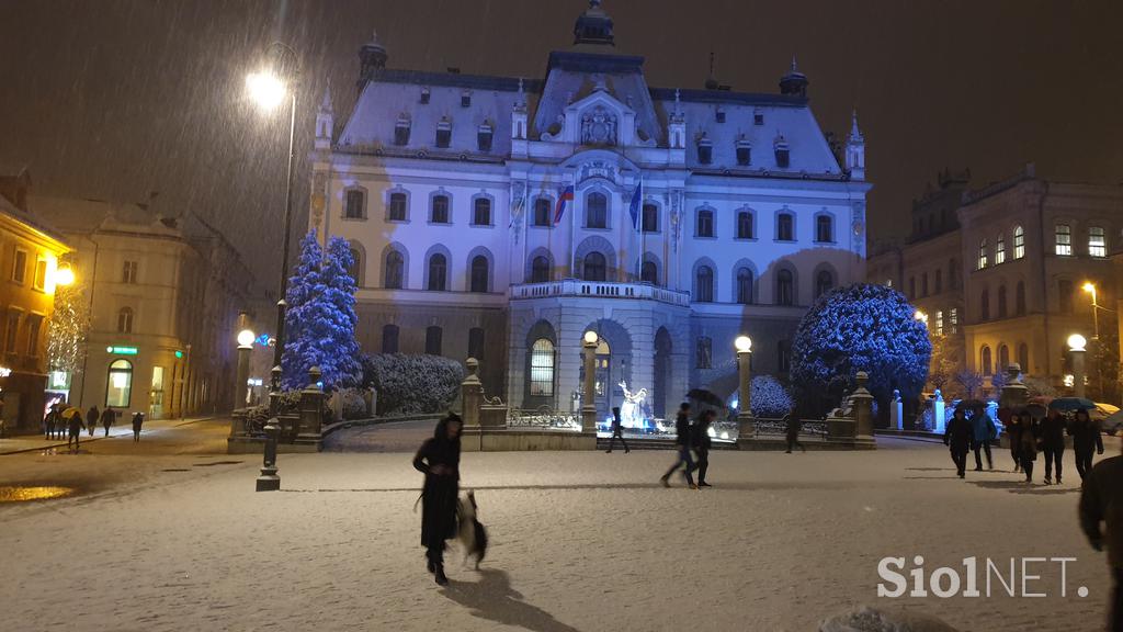 Sneg Ljubljana