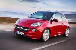 Opel adam z novim trivaljnikom in izpusti 99 gramov na kilometer