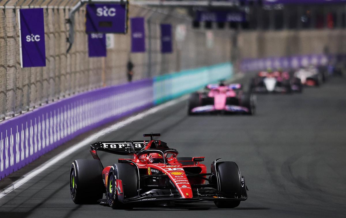 VN Savdske Arabije Charles Leclerc Ferrari | Charles Leclerc je v Savdski Arabiji pridirkal na za Ferrari skromno sedmo mesto. | Foto Guliver Image