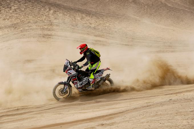 Slovenski motorist Simon Marčič je moral letos žal na reliju Dakar že odstopiti. | Foto: Getty Images