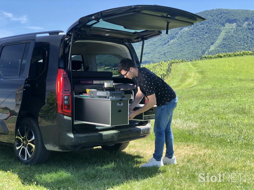 Citroën Berlingo/kampiranje/Flip camping box