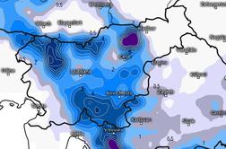 Novi izračuni: pred nami kar dve ohladitvi, ki bi lahko prinesli sneg #animacija #foto