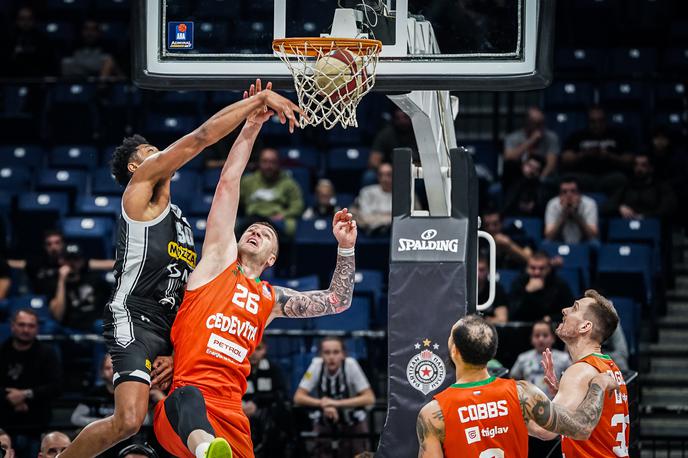 Partizan Cedevita Olimpija | Cedevita Olimpija je gostovala pri Partizanu in se tudi po velikem zaostanku ni predala. | Foto Partizan Mozzart Bet/Dragana Stjepanović