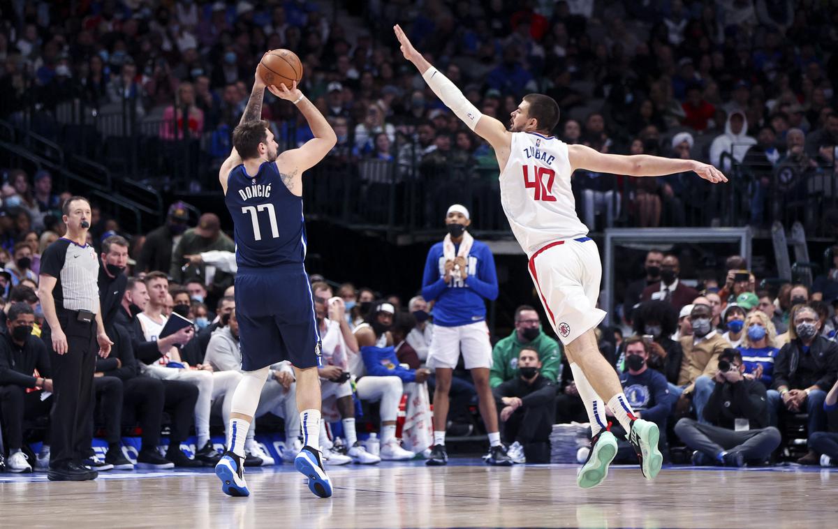 Dončič Dallas Clippers | Luka Dončić je dal na drugi tekmi proti Los Angeles Clippersom 45 točk. | Foto Reuters