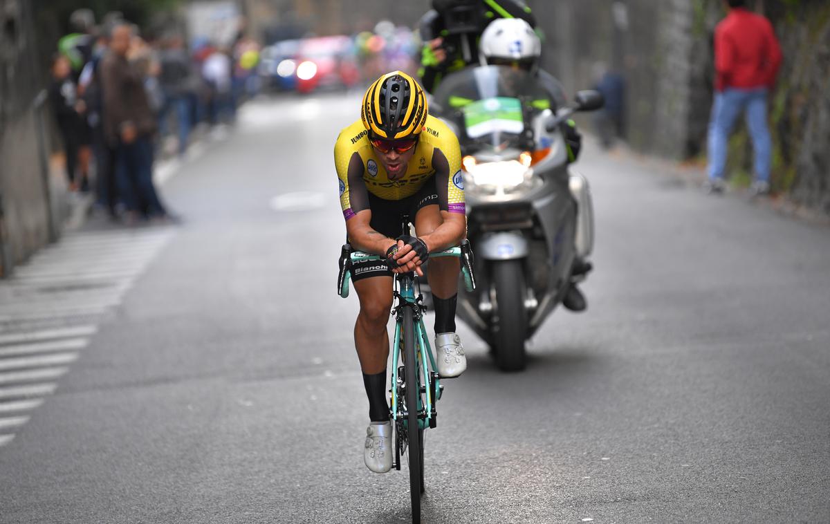 Primož Roglič | Primož Roglič ostaja v vodstvu na kriteriju Dauphine. | Foto Getty Images