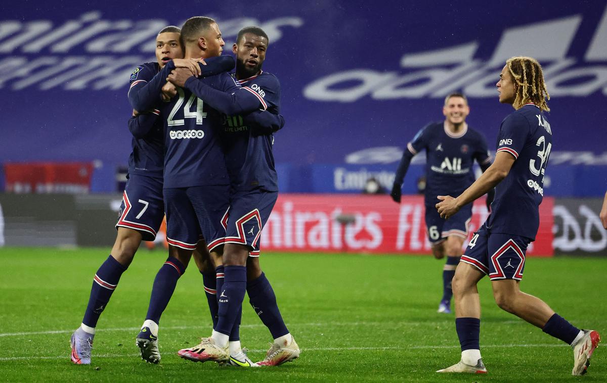 PSG Thilo Kehrer | Parižanom je točko v Lyonu zagotovil nemški reprezentant Thilo Kehrer. | Foto Reuters