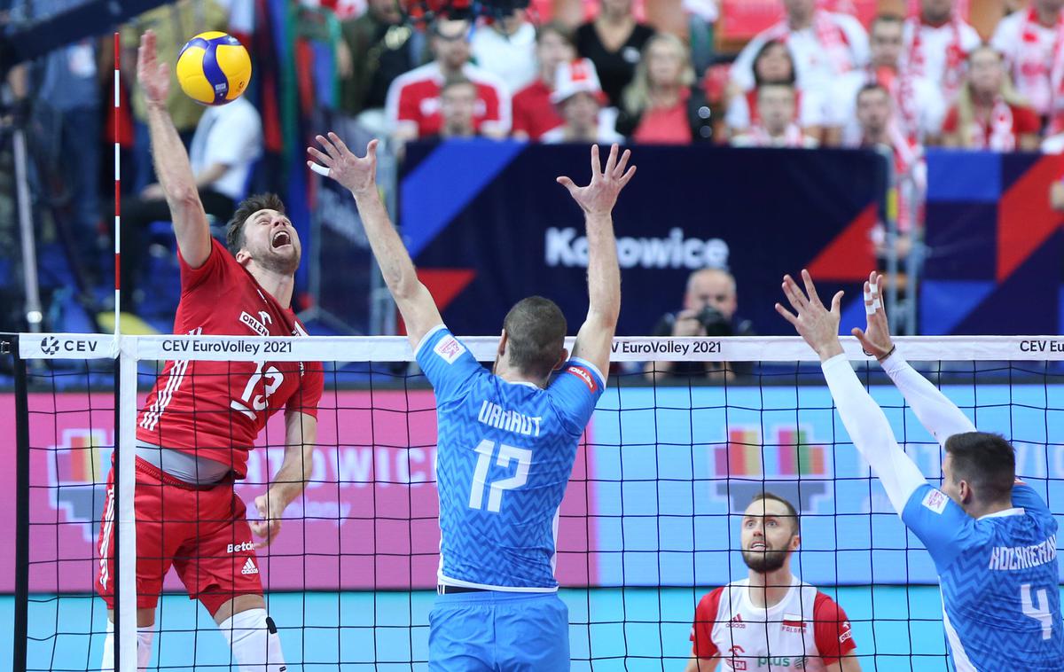 slovenska odbojkarska reprezentanca : Poljska, Eurovolley | Slovenci in Poljaki se bodo še tretjič zapored pomerili v polfinalu evropskega prvenstva. Bodo Slovenci še tretjič zapored napredovali v finale?  | Foto Guliverimage