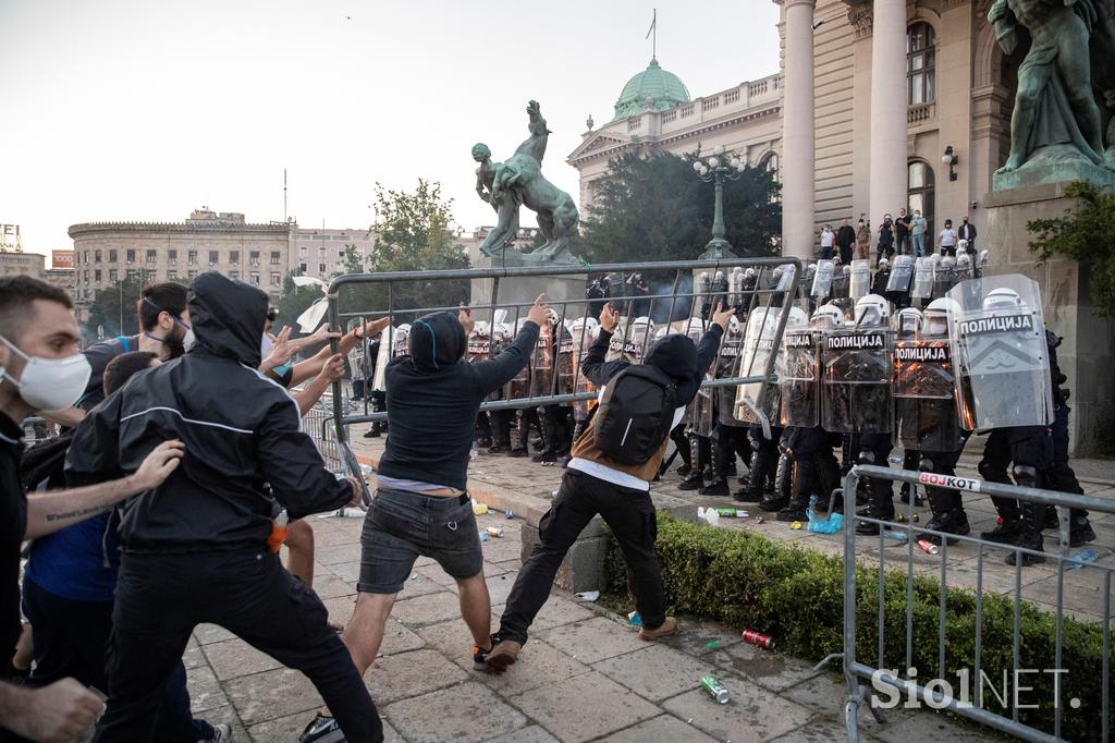 Protesti v Beogradu