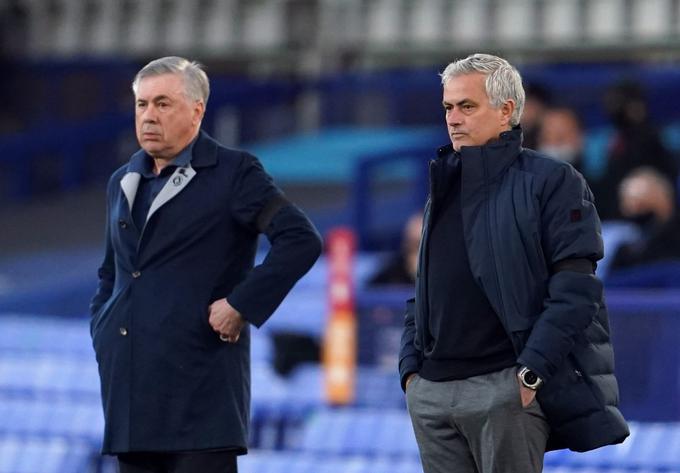 Mourinho je Tottenham zadnjič vodil prejšnji petek, ko so Londončani remizirali z Ancelottijevim Evertonom. | Foto: Guliverimage/Vladimir Fedorenko