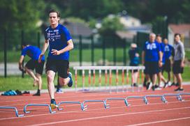 Skakalci skakalke trening Kranj