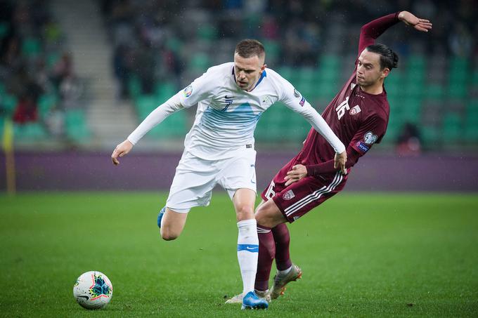 Josip Iličić je bil spet najbolj nevaren v slovenski vrsti, a ni znal zadeti. | Foto: Saša Pahič Szabo/Sportida