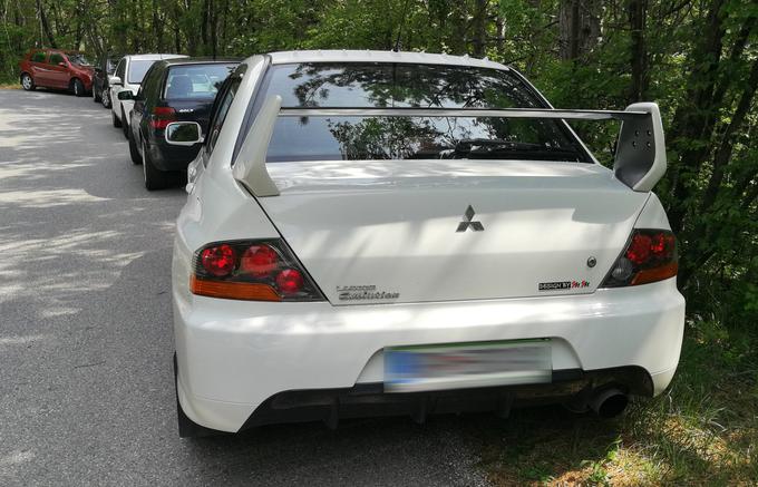 Podobno velja tudi za Mitsubishijeve lancerje z oznako EVO, kakršnih Japonci ne izdelujejo več. Na fotografiji lancer EVO v svoji deveti generaciji. | Foto: Gregor Pavšič