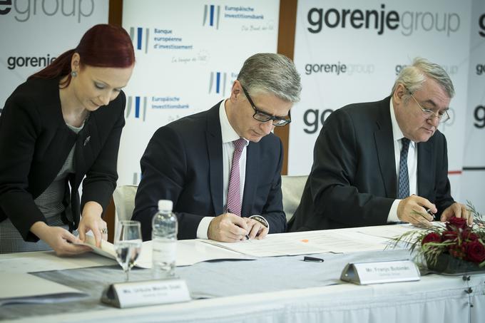 Gorenje Miro Cerar Franjo Bobinac Evropska investicijska banka | Foto: Ana Kovač