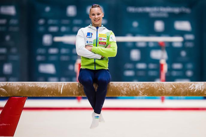 gimnastika, Koper, svetovni pokal, 3. dan, Lucija Hribar | Lucija Hribar bo vsaj v spomladanskem delu sezone prvo ime ženske vrste. | Foto Grega Valančič/Sportida