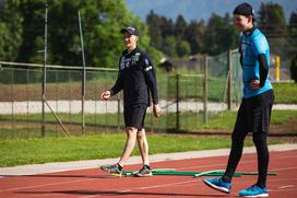 Slovenski skakalci trening Kranj