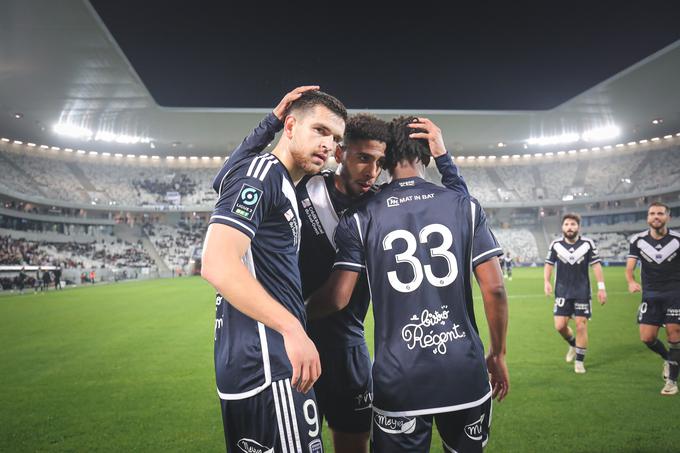 Žan Vipotnik (Bordeaux) je osvojil točko proti Parisu. | Foto: Girondins de Bordeaux