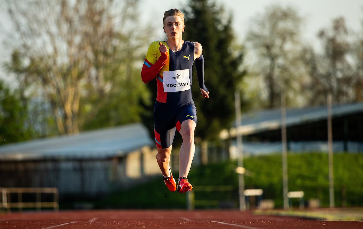 Nick Kočevar | Nick Kočevar je na mitingu v Nemčiji za kar desetinko sekunde izboljšal svoj osebni rekord v šprintu na 100 metrov. | Foto Vid Ponikvar/Sportida