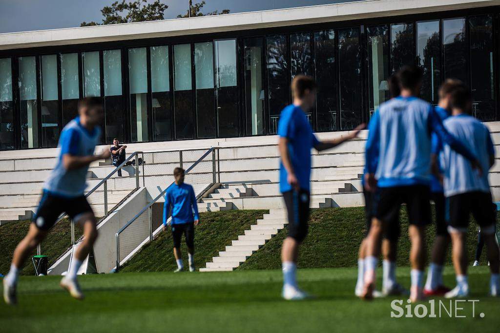 Slovenska nogometna reprezentanca Trening Brdo