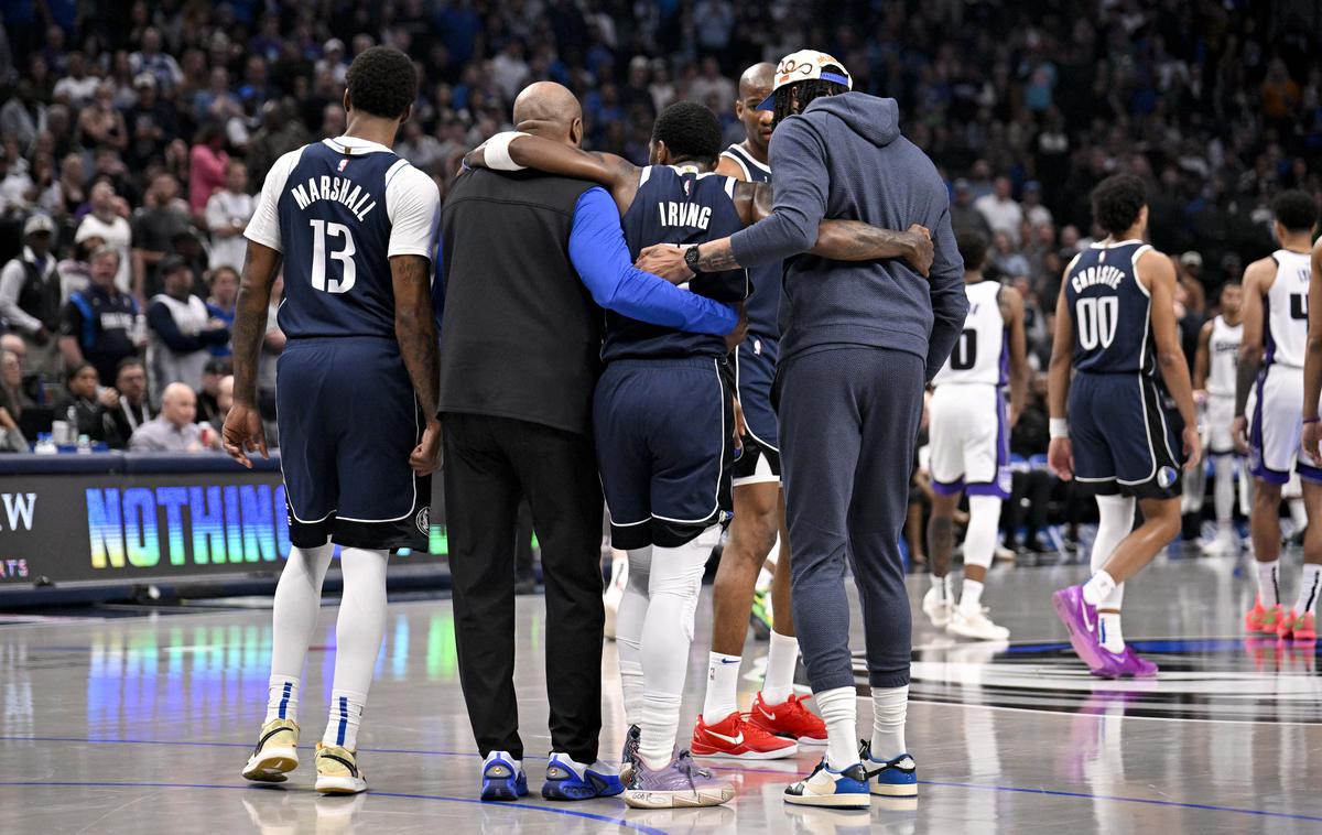 Kyrie Irving | Kyrie Irving si je strgal križne vezi v levem kolenu. | Foto Reuters