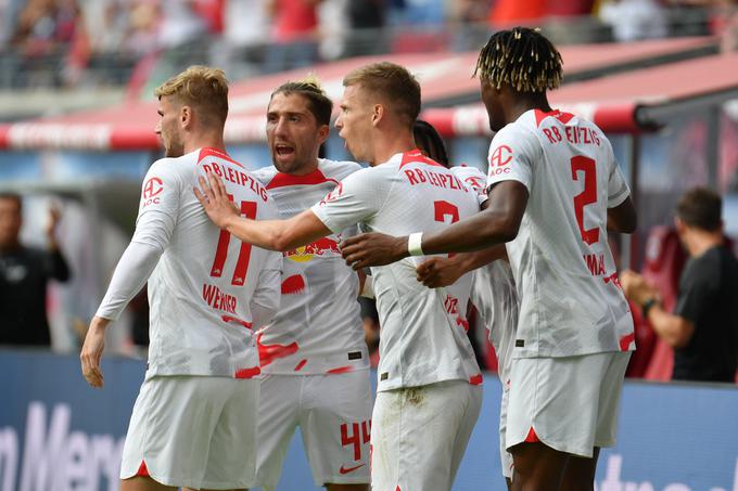 V prejšnji sezoni je Timo Werner za Leipzig dosegel 16 zadetkov, v tej pa je pri trenerju Marcu Roseju izgubil mesto v začetni enajsterici. V nemškem prvenstvu je dosegel le dva zadetka, v ligi prvakov pa se med strelce ni vpisal niti enkrat. Na 14 nastopih je tako zbral dva gola.  | Foto: Guliverimage/Vladimir Fedorenko