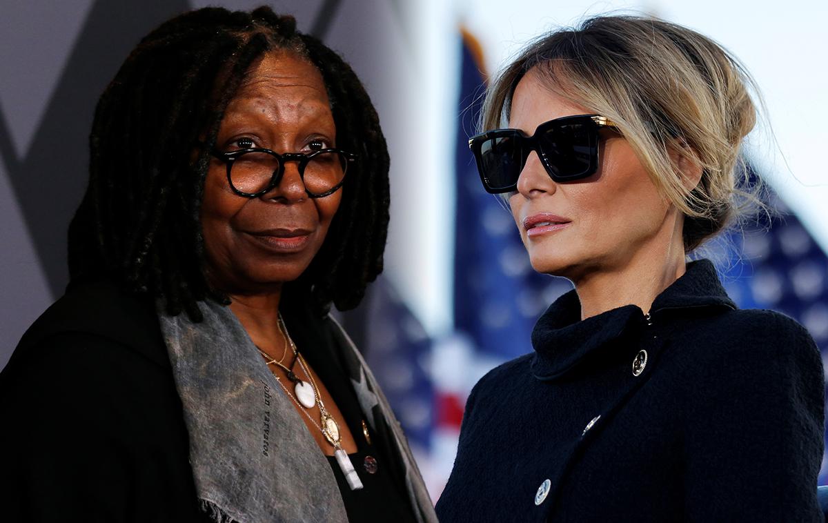 whoopi goldberg, melania trump | Whoopi Goldberg se je zabavala na račun nekdanje ameriške prve dame Melanie Trump. | Foto Reuters