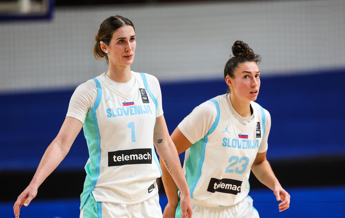 Eva Lisec & Jessica Shepard | Jessica Shepard (desno) je koledarsko leto 2025 začela s trojnim dvojčkom, Eva Lisec (levo) pa je doživela prvi ligaški poraz. | Foto Aleš Fevžer