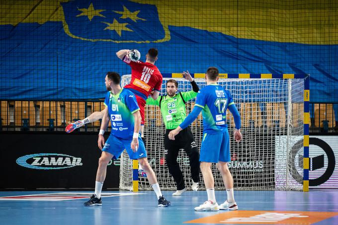 Srbi so bili dvakrat boljši od Slovencev. | Foto: Blaž Weindorfer/Sportida