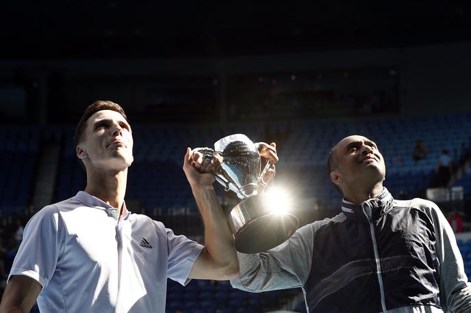 Rajeev Ram Joe Salisbury | Rajeev Ram in Joe Salisbury sta zmagovalca moških dvojic. | Foto Reuters