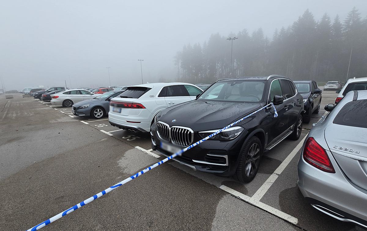 Brnik. Letališče. | Neuradno naj bi šlo za partnersko nasilje. | Foto David Florjančič