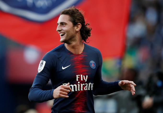 Adrien Rabiot je na izhodnih vratih PSG, kar je v nedavnem intervjuju povedala tudi njegova mama. | Foto: Reuters