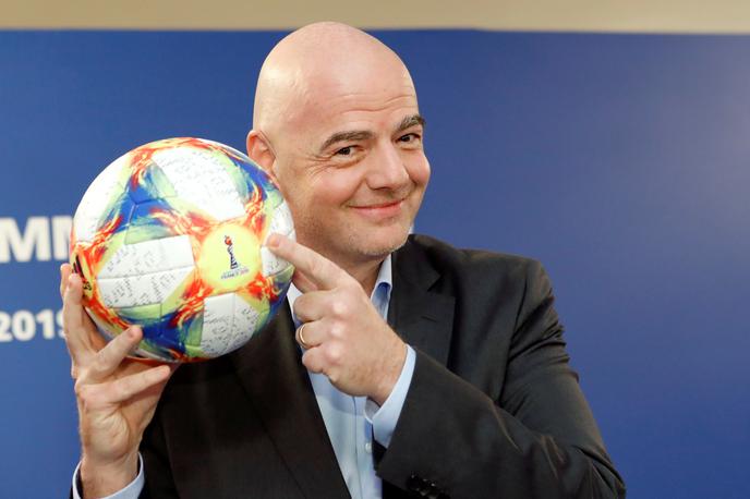 Gianni Infantino | Gianni Infantino je predstavil svoj pogled na smotrnost evropske superlige s strani Fife. | Foto Reuters