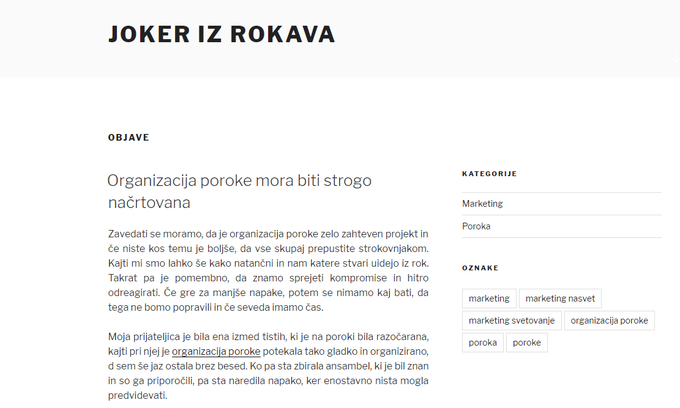 Joker iz rokava | Foto: Matic Tomšič / Posnetek zaslona