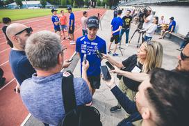 Skakalci skakalke trening Kranj