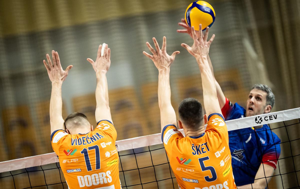 ACH Volley - Steaua Bukarešta | Odbojkarji ACH Volleyja so se uvrstili v četrtfinale. | Foto Vid Ponikvar