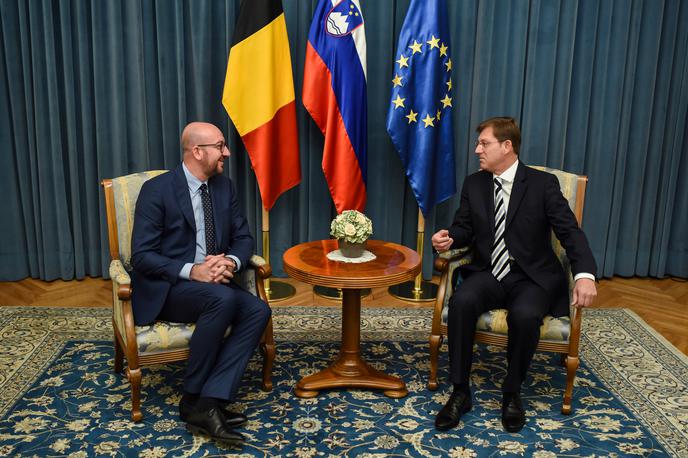 Miro Cerar Charles Michel | Foto Vlada RS