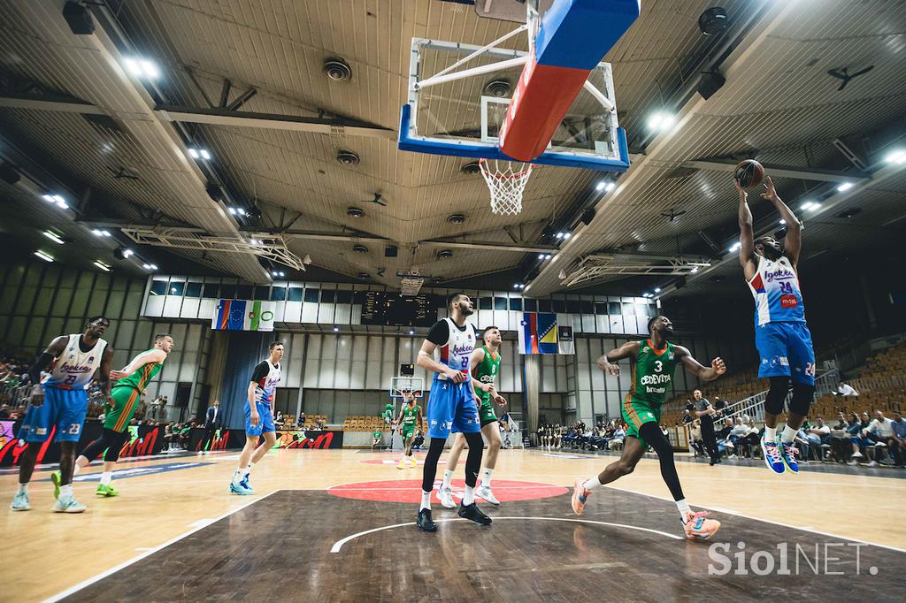 Liga ABA, četrtfinale: Cedevita Olimpija - Igokea, Tivoli