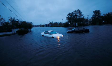 Orkan Florence: ne veter, največje uničenje prinaša dež