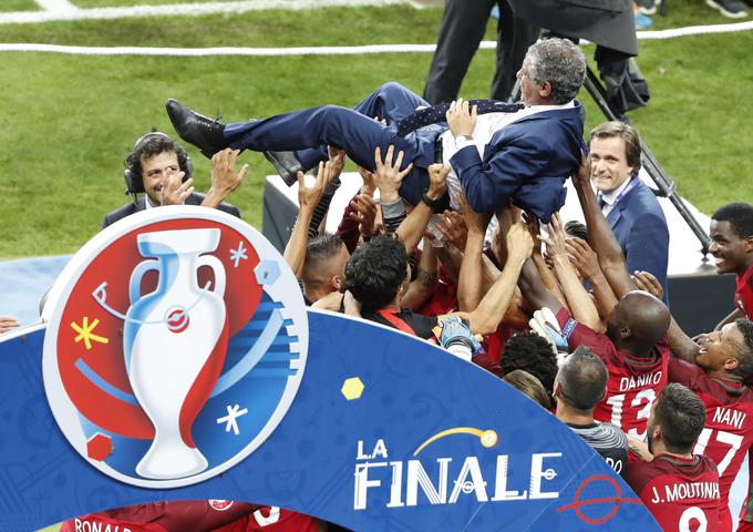 Fernando Santos je Portugalsko popeljal na vrh Evrope ... | Foto: Reuters