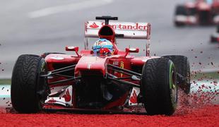 Ferrarijev Alonso: Fant moj, to pa je bila smola!