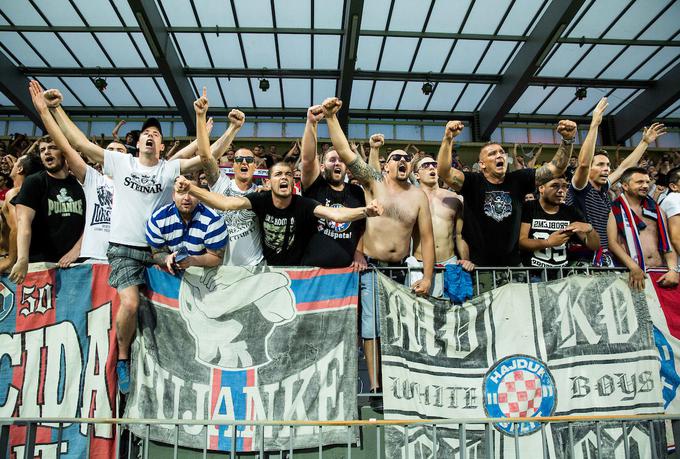 Splitski Hajduk se je leta 2015 prvič in za zdaj tudi zadnjič pomeril v Evropi s slovenskim klubom. Gostoval je na Bonifiki in izgubil s Koprom (2:3), nato pa na povratni tekmi v Splitu zmagal s 4:1. | Foto: Vid Ponikvar