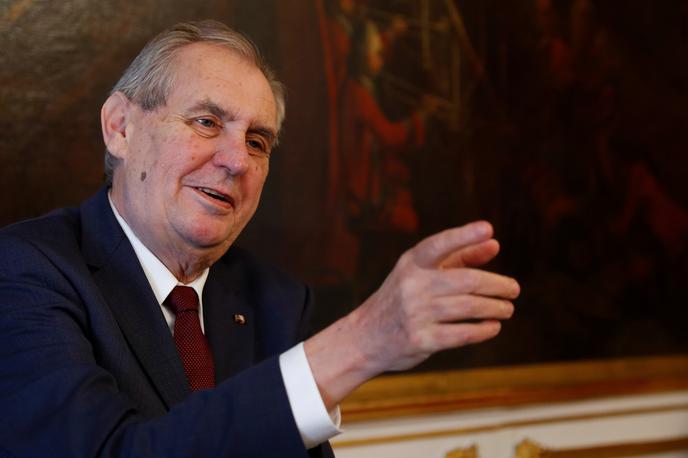 Miloš Zeman | Miloš Zeman je napovedal, da bo mandat za sestavo vlade najprej podelil najmočnejši posamezni stranki, tudi če bo katero od zavezništev skupaj prejelo več glasov. | Foto Reuters