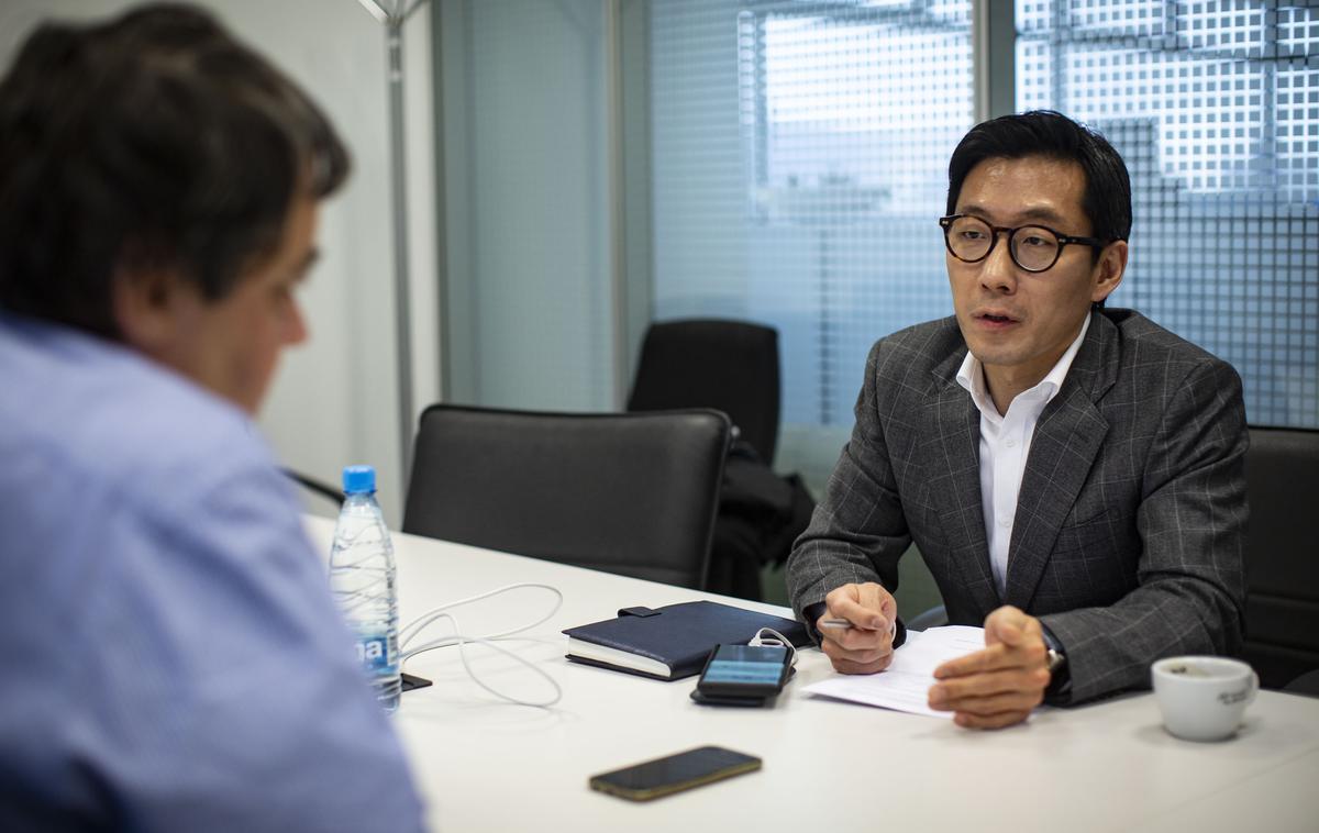 Hoyun Hwang, Samsung Adriatic | Hojuna Hwanga so decembra 2017 imenovali za predsednika poslovne enote Samsung Electronics Adriatic, ki poleg Slovenije vključuje še sedem držav jadranske regije. | Foto Bojan Puhek