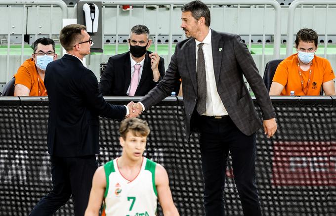 Cedevita Olimpija - Krka (prva tekma finala DP 2021) | Foto: Vid Ponikvar