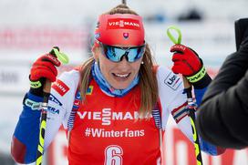 Biatlon Pokljuka zasledovalna tekma ženska