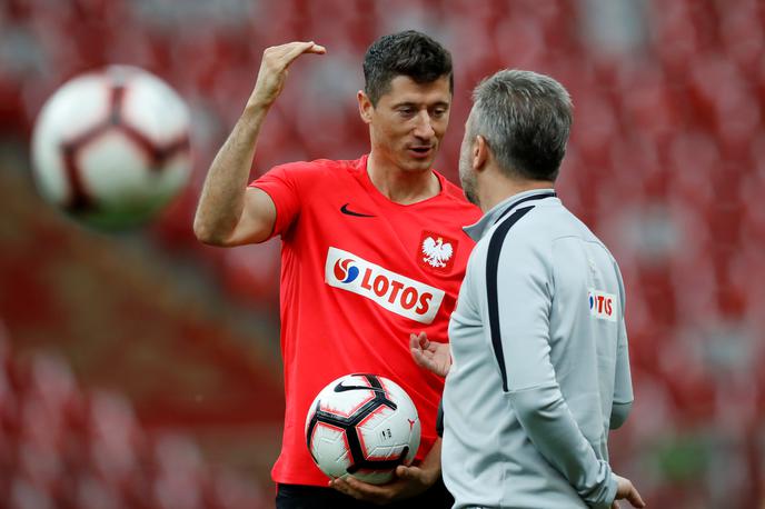 Robert Lewandowski | Robert Lewandowski se pripravlja na prihod v Slovenijo, kjer želi s Poljsko zmagati še na peti kvalifikacijski tekmi v nizu. | Foto Reuters